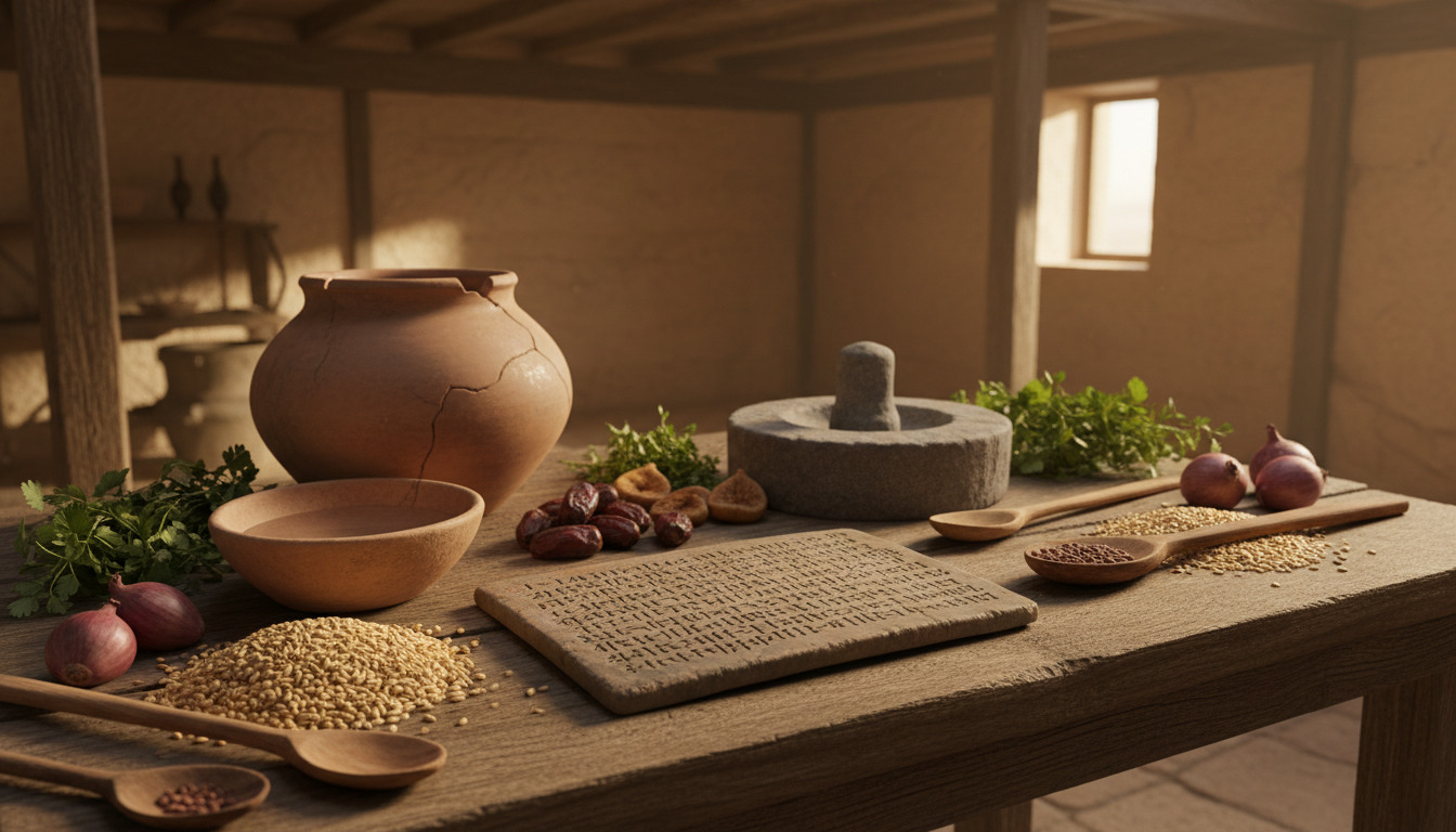 explorez la plus vieille recette du monde et plongez dans les secrets culinaires fascinants de la mésopotamie, berceau de la gastronomie ancienne.