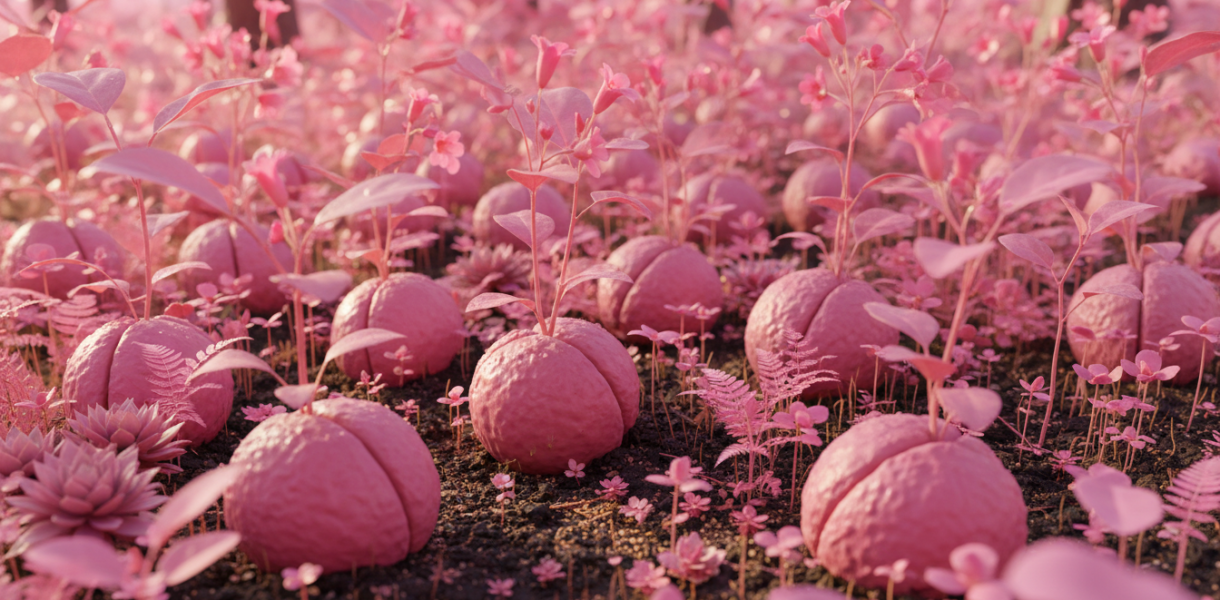 découvrez comment planter des noyaux festifs après le dessert et faites pousser une mini forêt rose en seulement un mois, un projet simple et magique à réaliser chez vous.