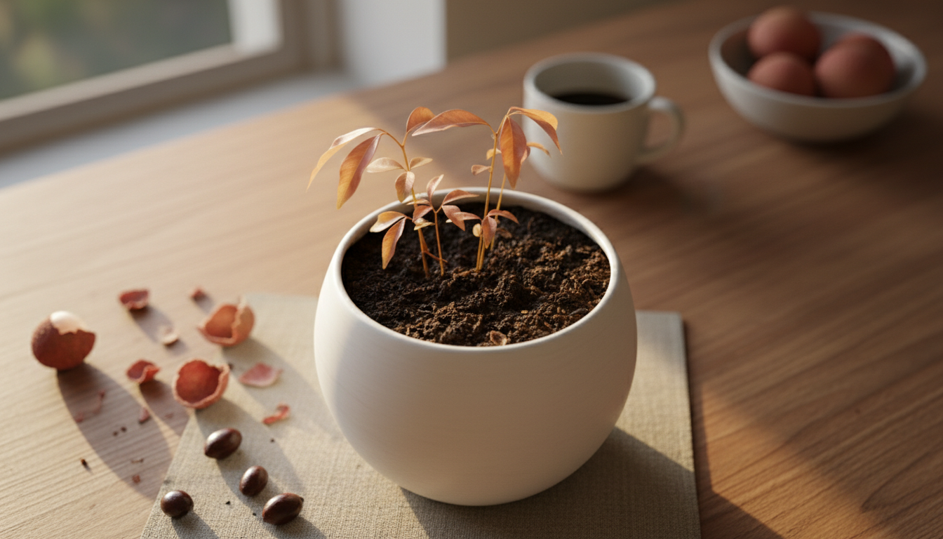 découvrez comment planter des noyaux festifs après le dessert et observez une mini forêt rose éclore en seulement un mois pour égayer votre intérieur.