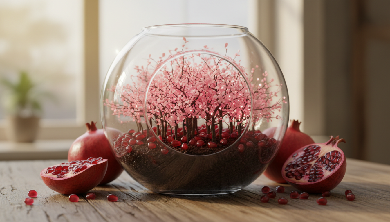 découvrez comment transformer les noyaux de ce fruit festif en une mini forêt rose éblouissante en seulement un mois grâce à notre guide simple et amusant.