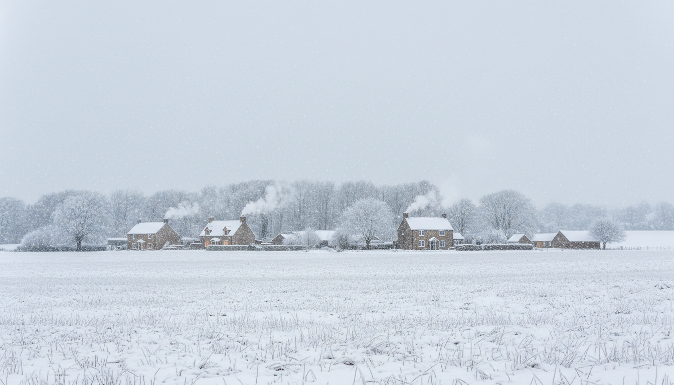 confirmed : une vague de froid s'installe entre noël et le nouvel an, accompagnée du retour de la neige en plaine, promettant des fêtes hivernales sous un manteau blanc.