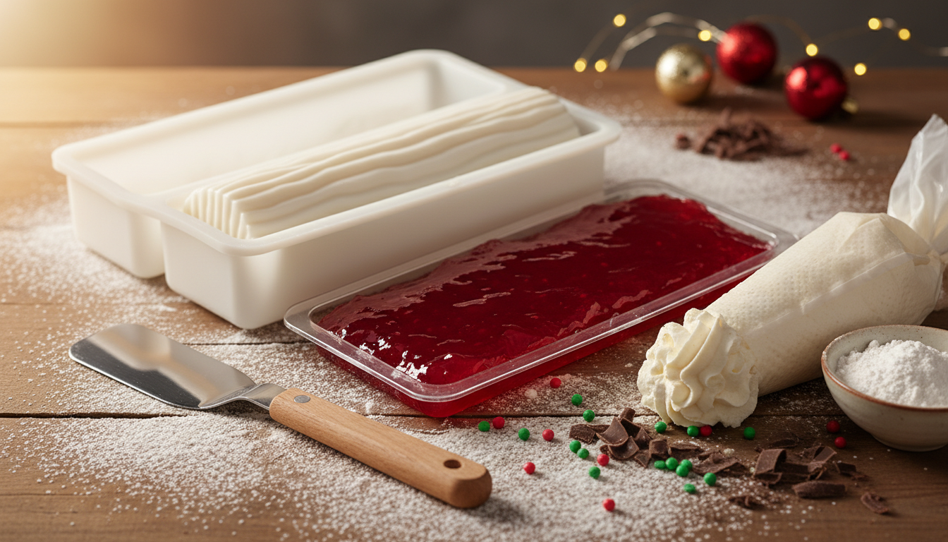 découvrez le kit bûche de noël ondine scrapcooking, comprenant moule, insert et accessoires essentiels pour réaliser une création gourmande et festive facilement.