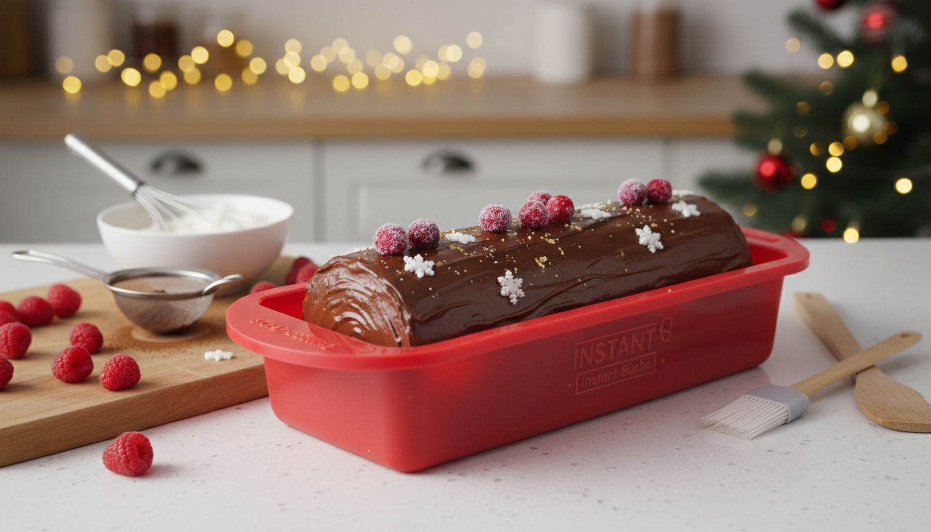 découvrez le moule à bûche « instant » de scrap cooking, conçu pour réaliser facilement des desserts festifs élégants et savoureux. simplifiez la préparation de vos bûches avec cet outil pratique et efficace.