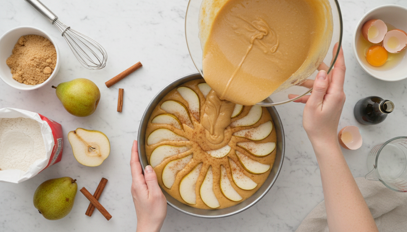 découvrez notre recette secrète du fondant aux poires, un dessert moelleux et délicieux qui ravira vos papilles à chaque bouchée.