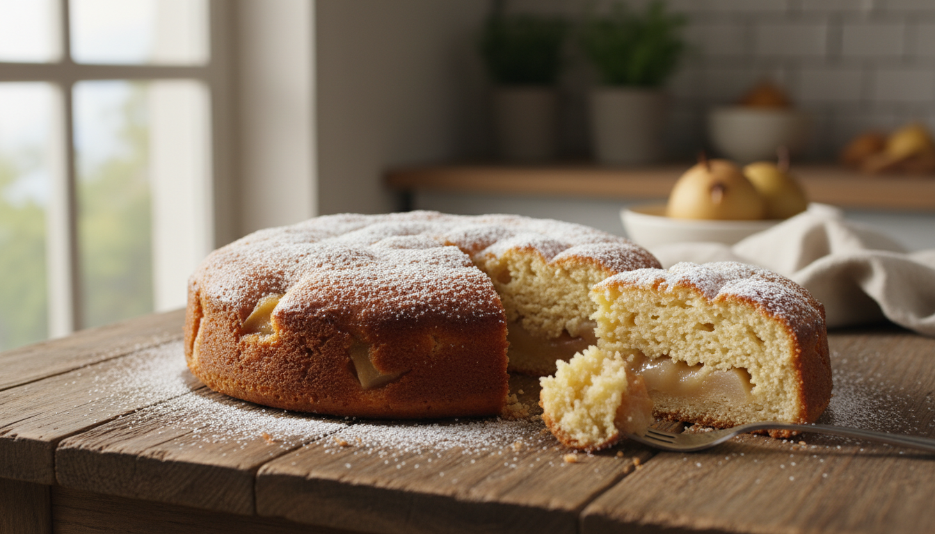 découvrez la recette secrète du fondant aux poires, un dessert moelleux et délicieusement parfumé qui ravira vos papilles à chaque bouchée.