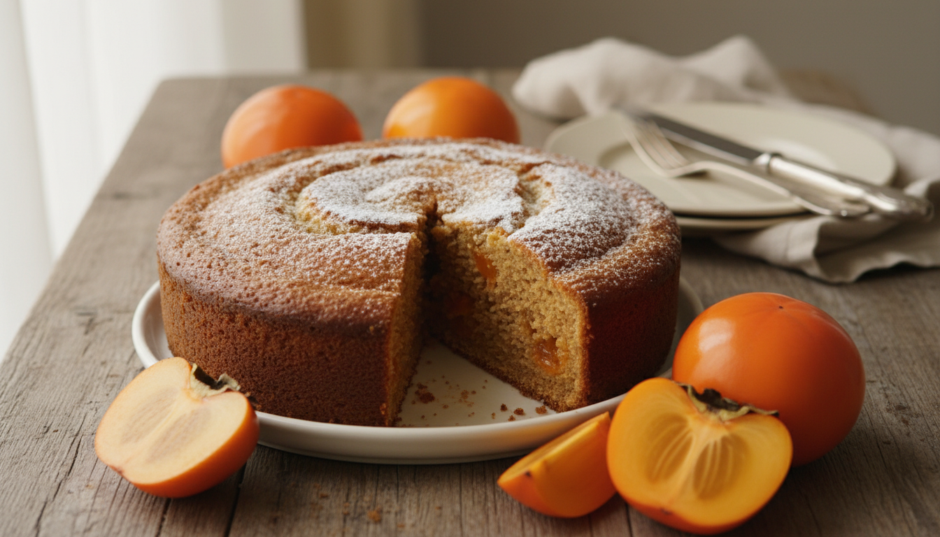 découvrez notre recette ultra-moelleuse de gâteau au kaki, facile à réaliser et incontournable pour un dessert réussi à coup sûr.