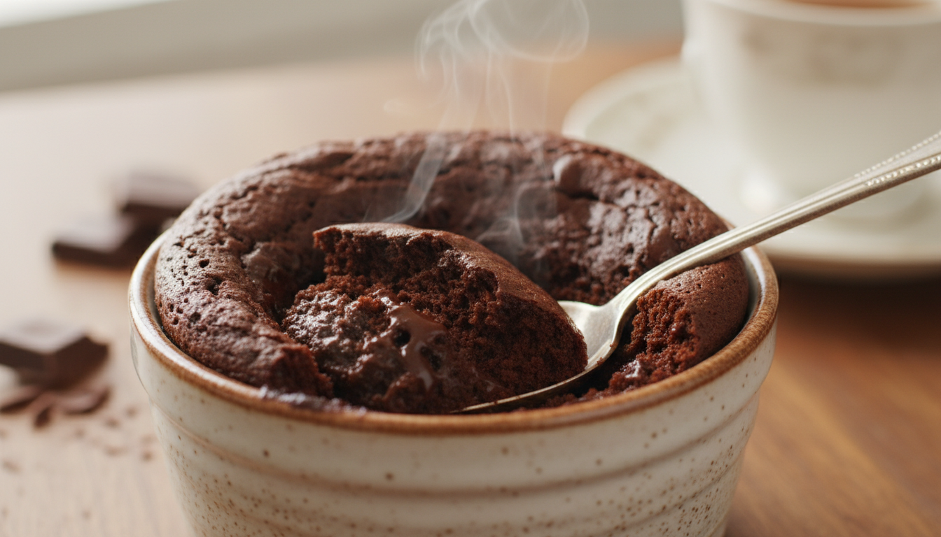 découvrez notre recette rapide et facile de gâteau moelleux au micro-ondes, réalisée avec seulement 3 ingrédients pour un dessert délicieux en un rien de temps.