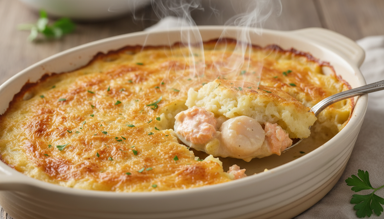 découvrez notre recette facile de gratin de saumon et saint-jacques, un plat savoureux et gourmand pour un festin sans tracas.
