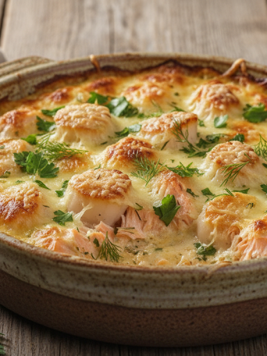 découvrez notre recette facile et gourmande de gratin de saumon et saint-jacques pour un festin délicieux sans complications.