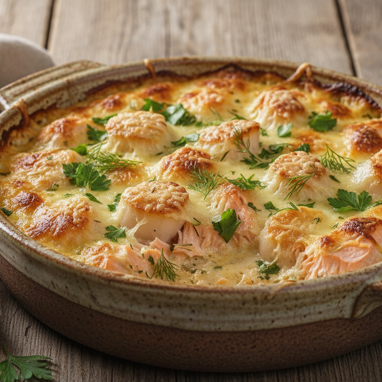 découvrez notre recette facile et gourmande de gratin de saumon et saint-jacques pour un festin délicieux sans complications.