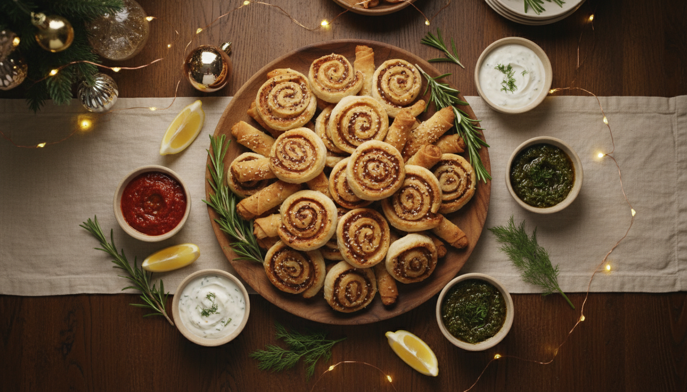 découvrez la recette express et irrésistible de roulés croustillants à la pâte filo, l'apéro parfait des fêtes qui se prépare en seulement 15 minutes et fait sensation à chaque fois !