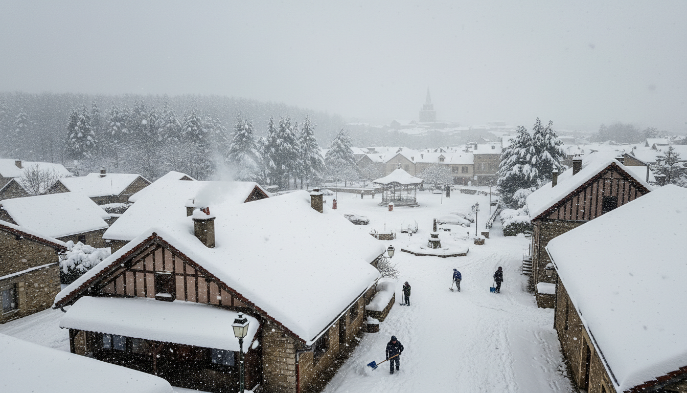 découvrez les prévisions de météo france annonçant jusqu’à 18 cm de neige dans plusieurs régions françaises, avec une neige abondante attendue prochainement.