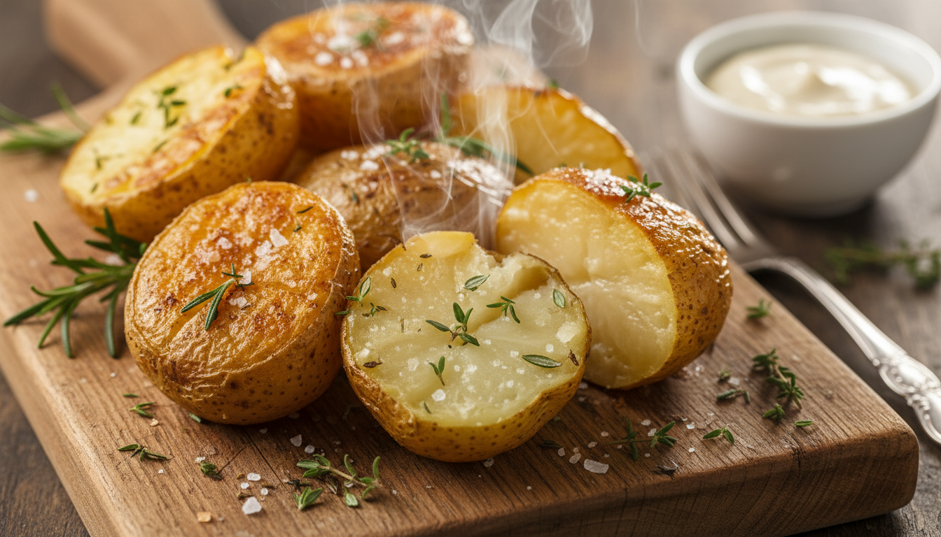 découvrez la recette infaillible des pommes de terre au four parfaitement croustillantes à chaque cuisson. astuces simples pour un résultat savoureux et irrésistible.