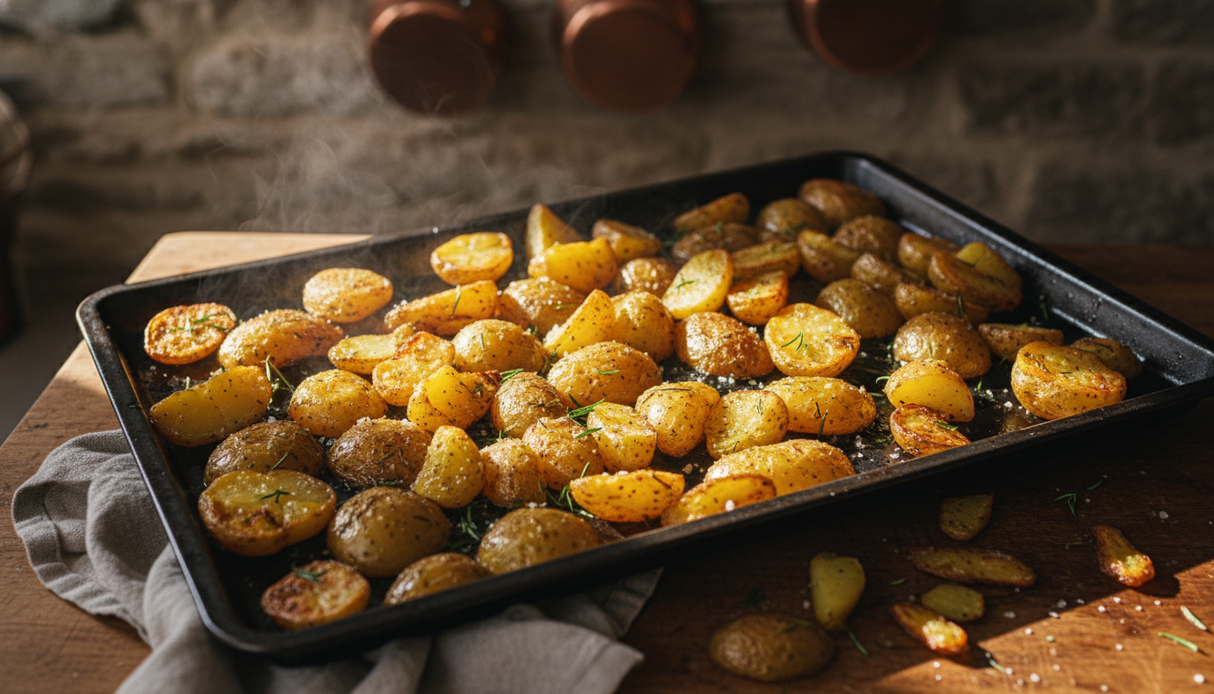 découvrez le secret infaillible pour des pommes de terre au four parfaitement croustillantes à chaque cuisson. astuces simples et résultats garantis pour régaler toute la famille.