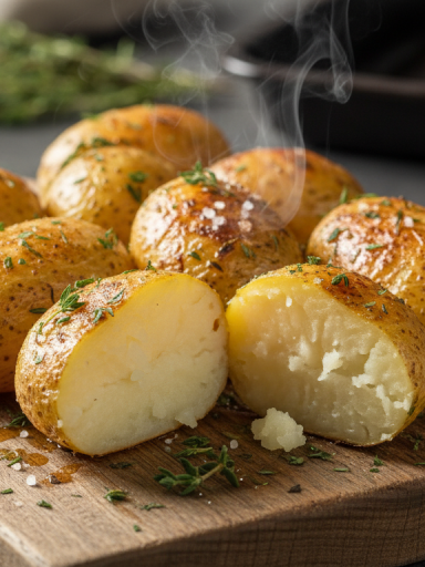 découvrez le secret infaillible pour des pommes de terre au four croustillantes à chaque fois. astuces simples et conseil de cuisson pour des résultats parfaits et gourmands.