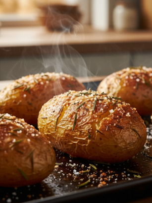 découvrez le secret simple pour des pommes de terre au four avec une croûte ultra croustillante à chaque cuisson. astuces faciles et résultats délicieux garantis !