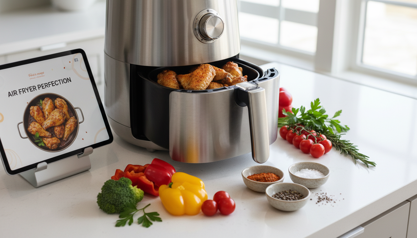 découvrez notre guide complet de recettes pour friteuse à air, alliant cuisson saine et rapidité. maîtrisez facilement vos plats croustillants et délicieux au quotidien.