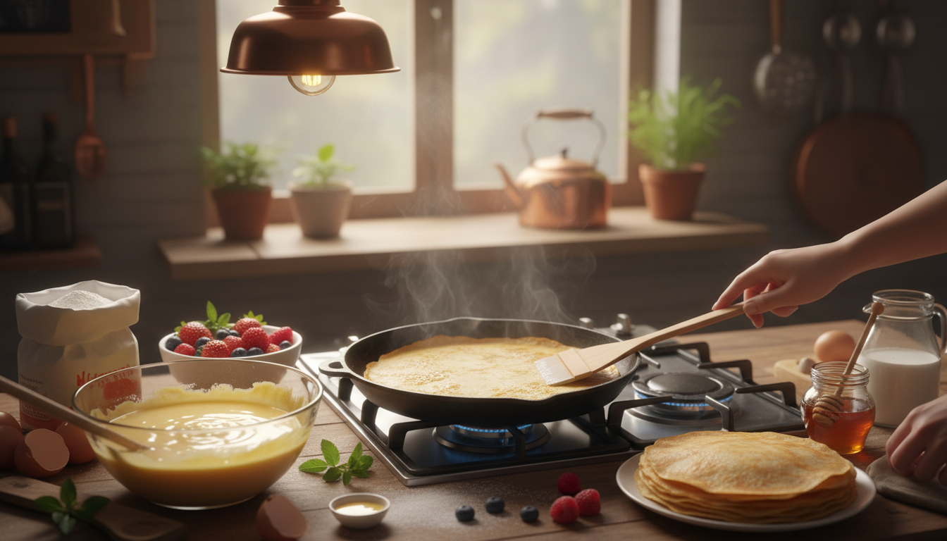 découvrez notre guide complet pour maîtriser toutes les techniques de la recette de crêpes, des bases aux astuces pour réussir des crêpes parfaites à chaque fois.