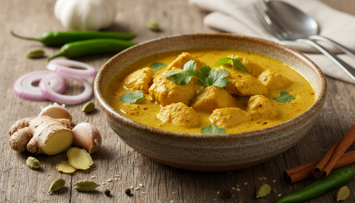 découvrez une recette de curry de poulet léger, équilibrée et pleine de saveurs, parfaite pour un repas sain et gourmand.