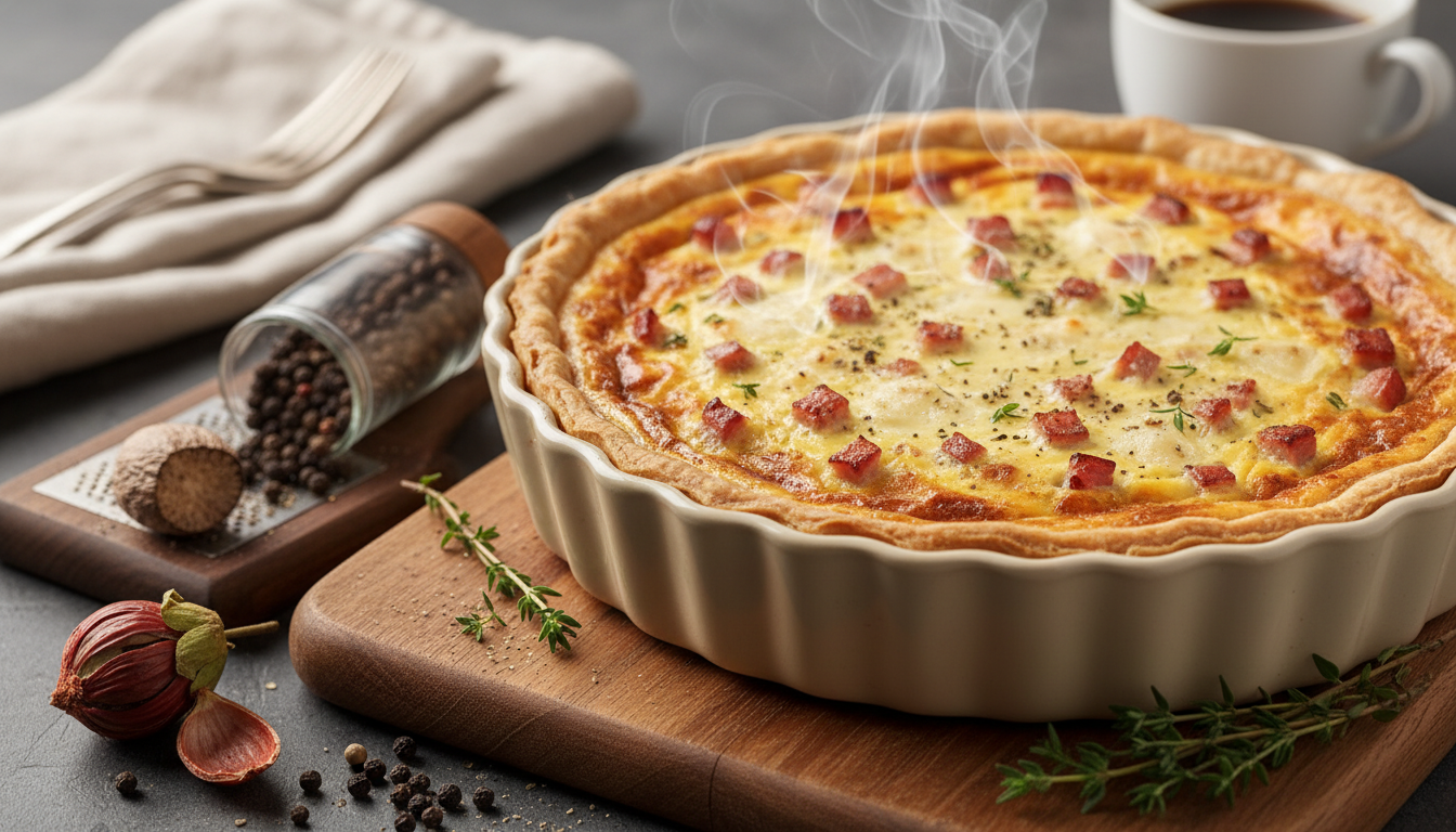 découvrez notre recette de quiche lorraine, un guide complet pour réussir cette tarte traditionnelle française facilement et délicieusement.