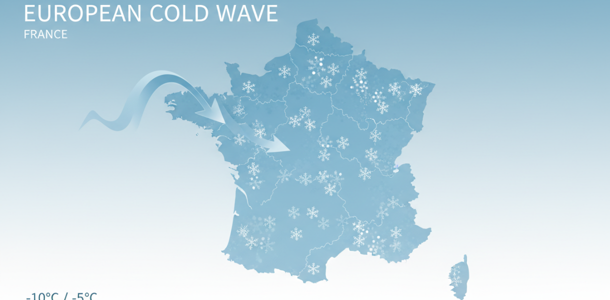 préparez-vous à un retour de la neige en plaine avec une vague de froid prévue entre noël et le nouvel an, apportant des conditions hivernales exceptionnelles.