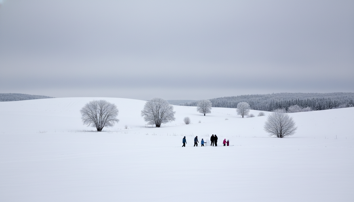 préparez-vous à une vague de froid avec un retour assuré de la neige en plaine entre noël et le nouvel an, apportant des conditions hivernales exceptionnelles.