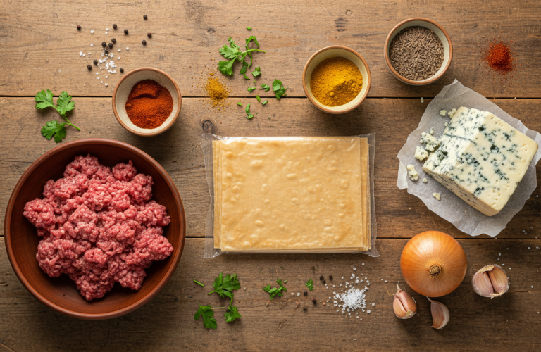 découvrez notre recette audacieuse de samoussas au bœuf et fromage bleu, l'apéritif parfait pour surprendre et ravir vos papilles avec des saveurs originales et gourmandes.