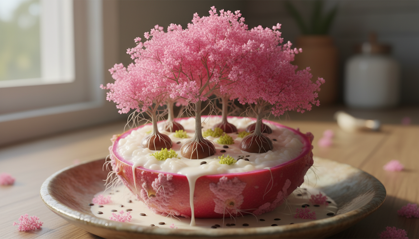 découvrez comment transformer un fruit festif en une mini forêt rose en un mois en utilisant ses noyaux conservés dans un dessert. une idée originale pour allier gourmandise et nature chez vous.