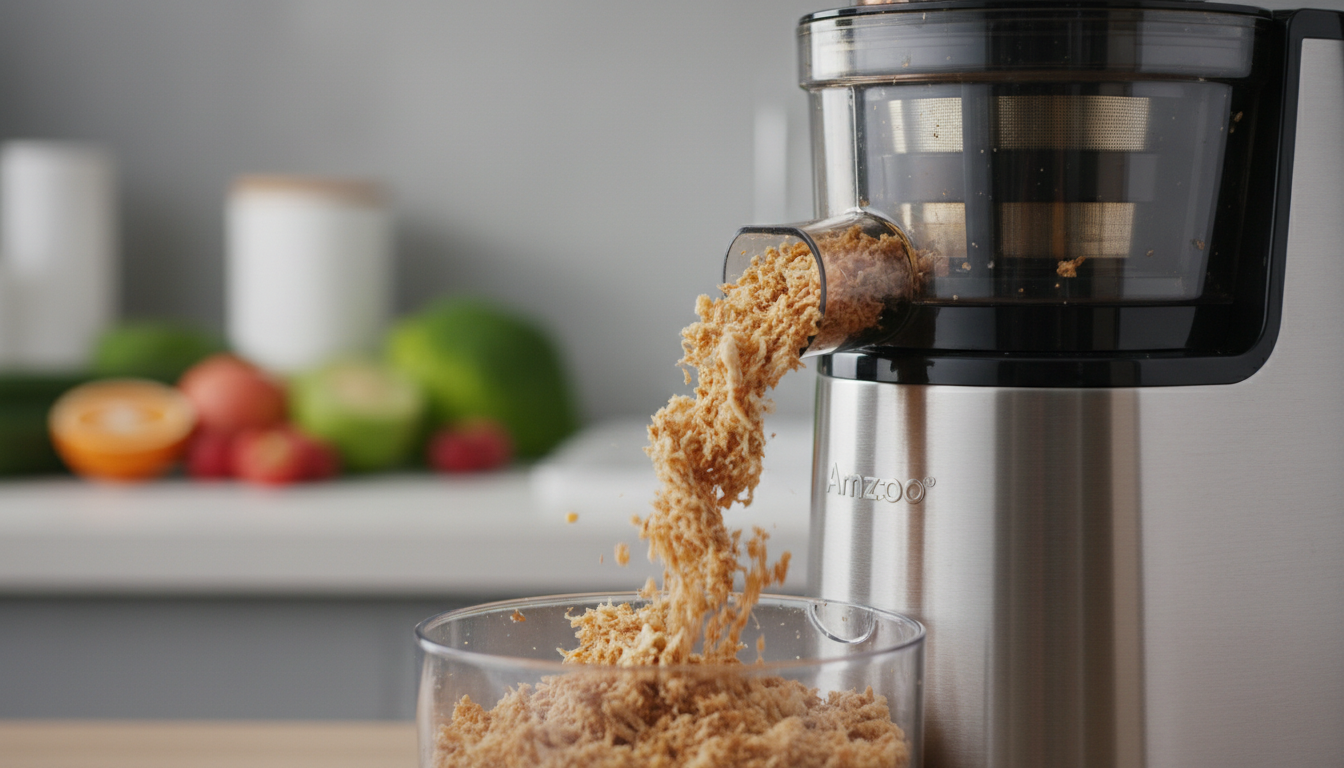 découvrez l'amzcoo slow juicer, un extracteur de jus à froid performant qui préserve les nutriments et offre des jus délicieux et sains en un tour de main.