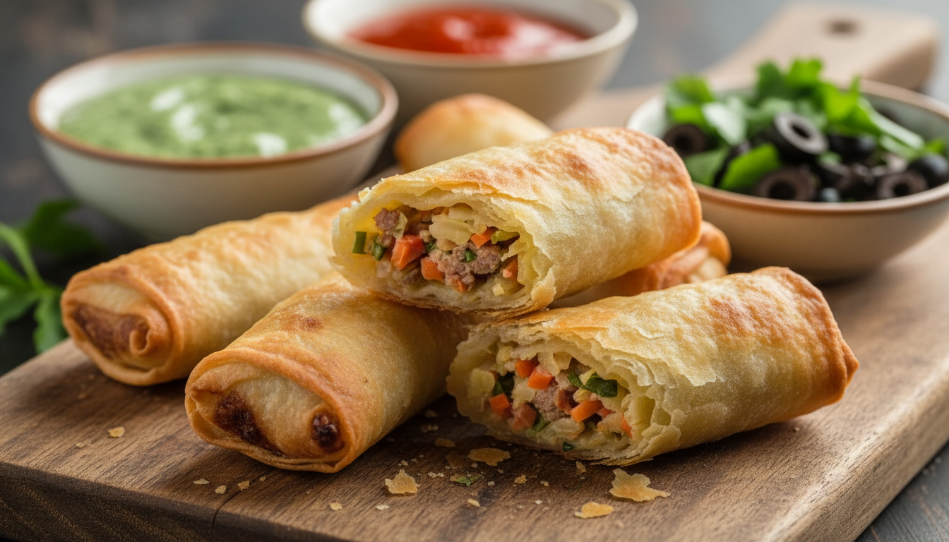 découvrez nos roulés ultra croustillants prêts en 10 minutes, parfaits pour un apéro express qui étonnera vos invités à coup sûr !