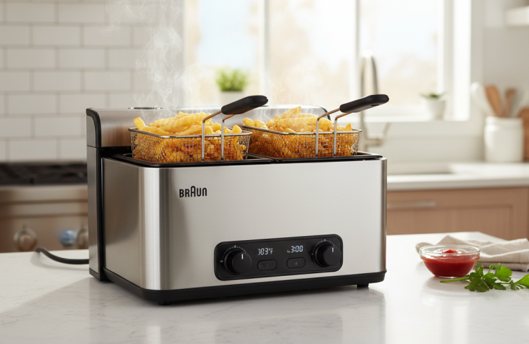découvrez la braun twincook 3 td3030ibk, la friteuse double bac innovante qui révolutionne la cuisson en permettant de préparer deux plats simultanément pour gagner du temps et savourer des fritures parfaites.