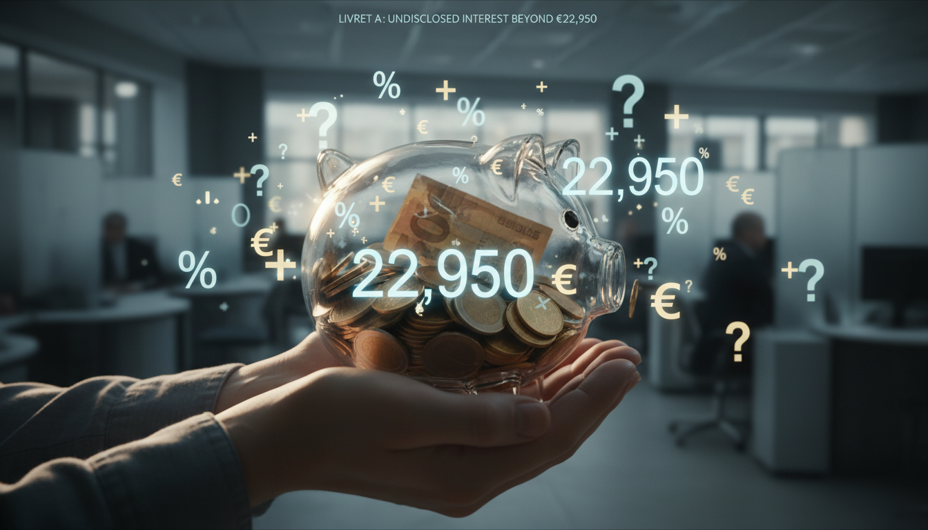 découvrez ce que votre banque ne vous dit pas sur les intérêts générés au-delà de 22 950 € sur votre livret a et comment optimiser votre épargne.