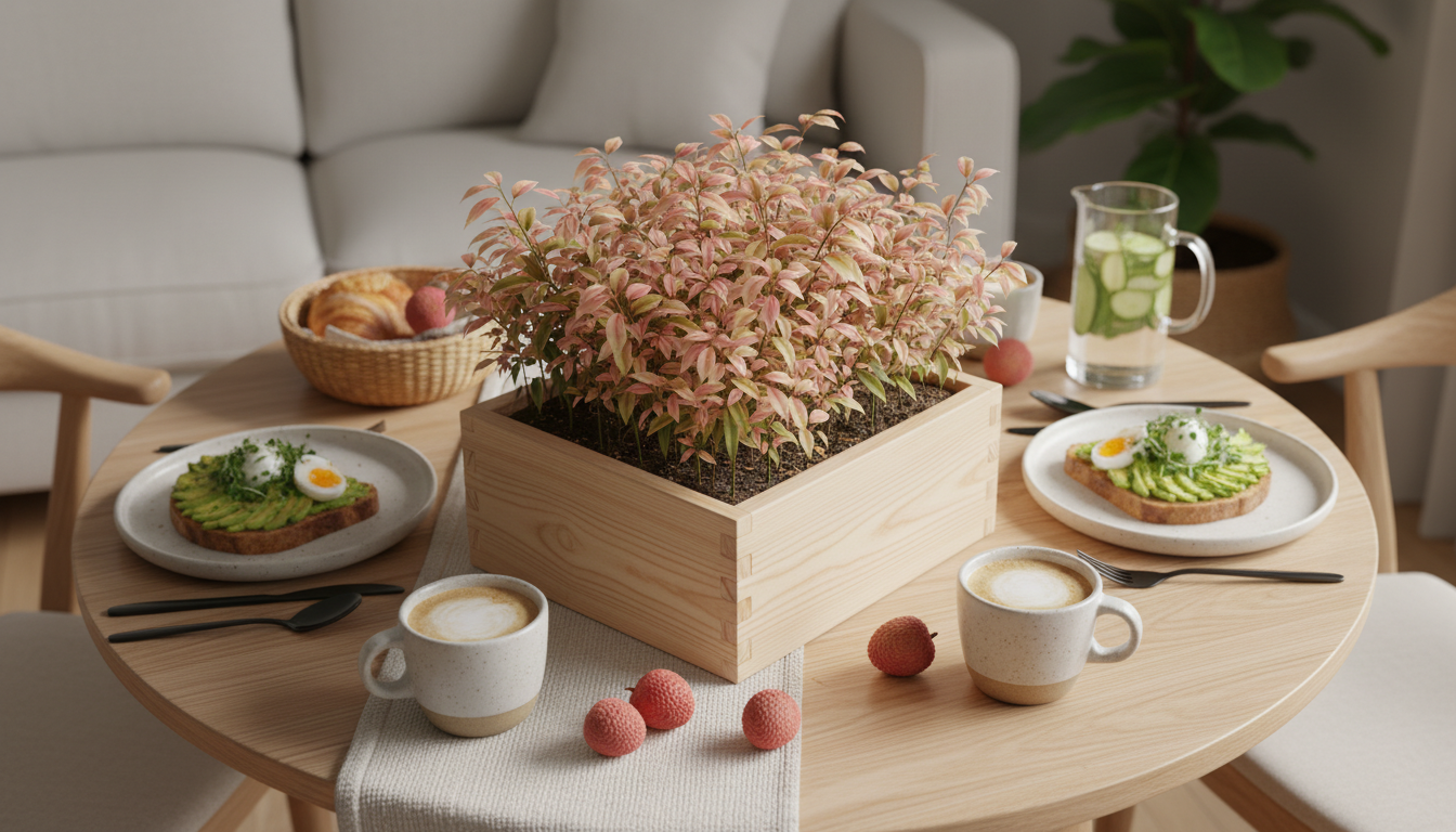 découvrez comment le noyau de ce fruit festif se transforme en une forêt rose miniature en seulement un mois, un phénomène naturel fascinant à observer.