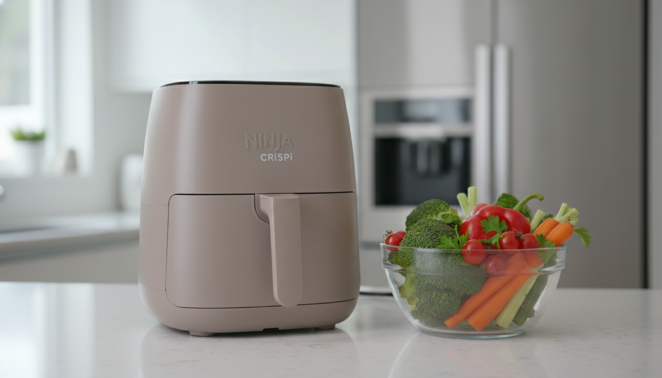 découvrez la friteuse sans huile portable ninja crispi 1700w, alliant puissance compacte et performance exceptionnelle pour des fritures saines et savoureuses, où que vous soyez.