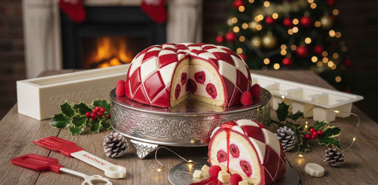 découvrez le kit bûche de noël scrapcooking avec son moule matelassé et son insert gourmand pour créer une bûche élégante et délicieuse, parfaite pour les fêtes.