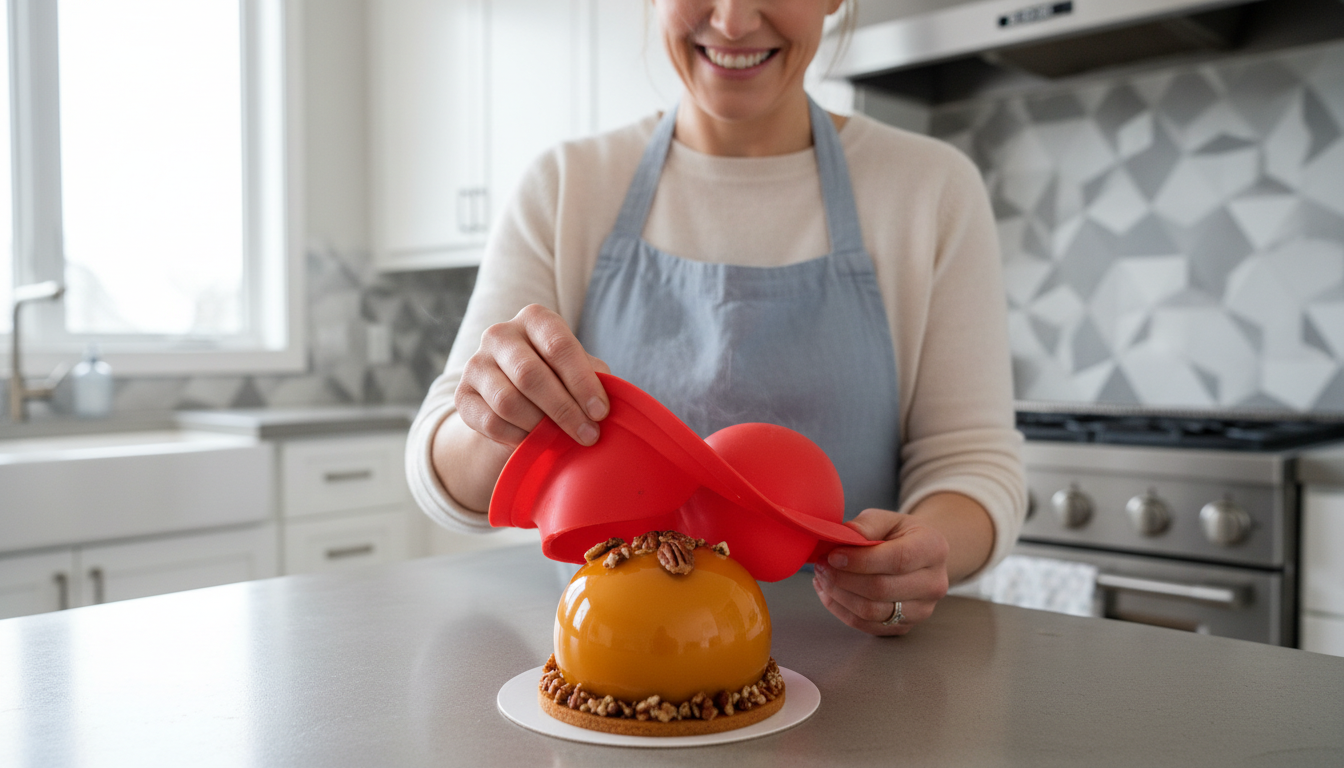 découvrez notre test complet du set de moules en silicone silikomart diamond, idéal pour réaliser des bûches élégantes et originales. guide détaillé et conseils pour des desserts réussis.