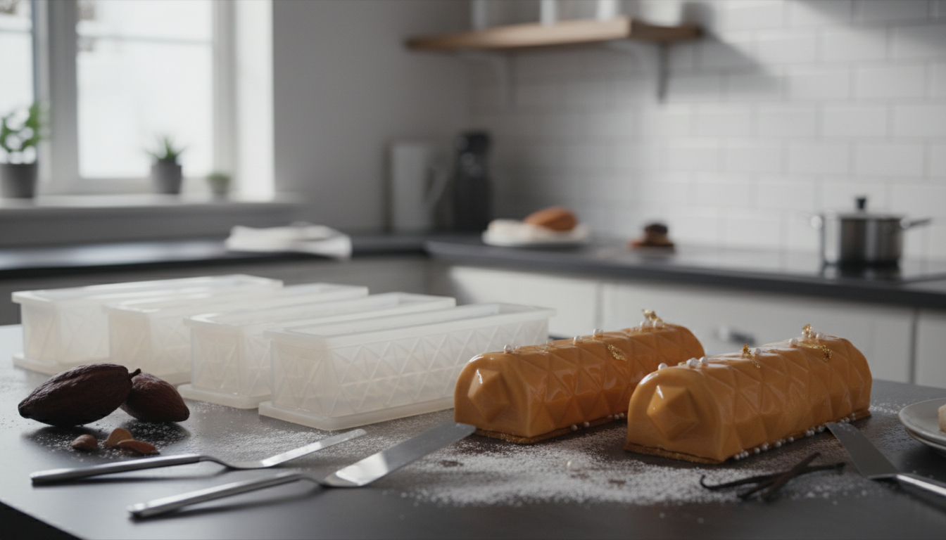 découvrez notre test complet du set de moules en silicone silikomart diamond, idéal pour créer des bûches élégantes et sophistiquées. guide détaillé, conseils d'utilisation et résultats garantis pour vos desserts de fête.