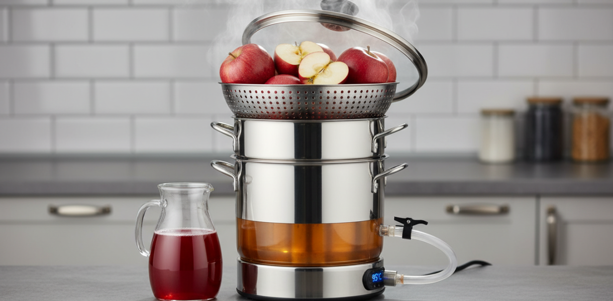 découvrez l'extracteur de jus 15l en acier inoxydable tectake, alliant performance exceptionnelle et durabilité pour préparer des jus frais et sains facilement.