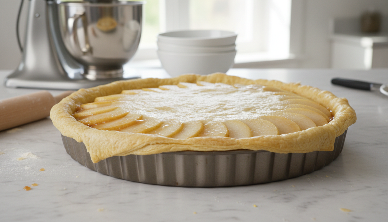 découvrez notre recette de tarte tatin poire vanille, un délice express fondant à souhait, parfait pour une gourmandise rapide et savoureuse.