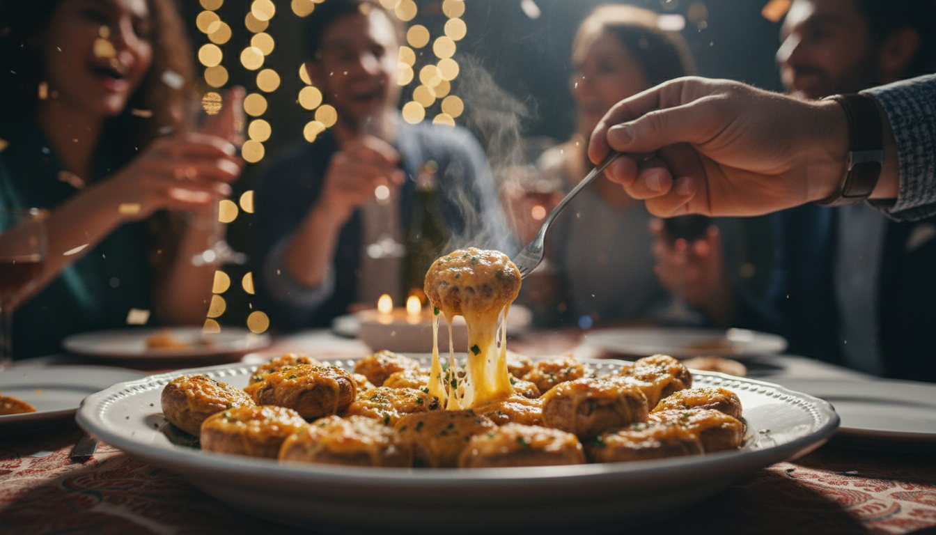 savourez nos champignons fondants à l’ail et fines herbes, gratinés à la perfection pour un apéro chaud, croustillant et plein de saveurs.