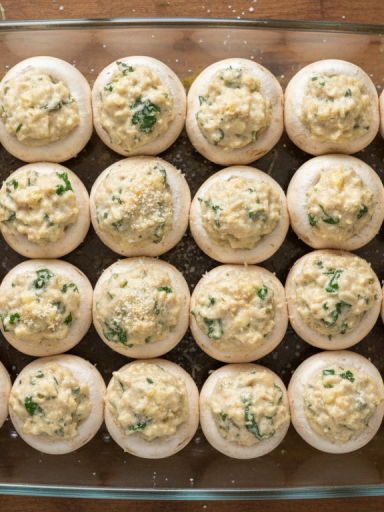 savourez des champignons fondants à l'ail et fines herbes, gratinés pour un apéro chaud, croustillant et gourmand. une recette simple et délicieuse pour régaler vos invités.