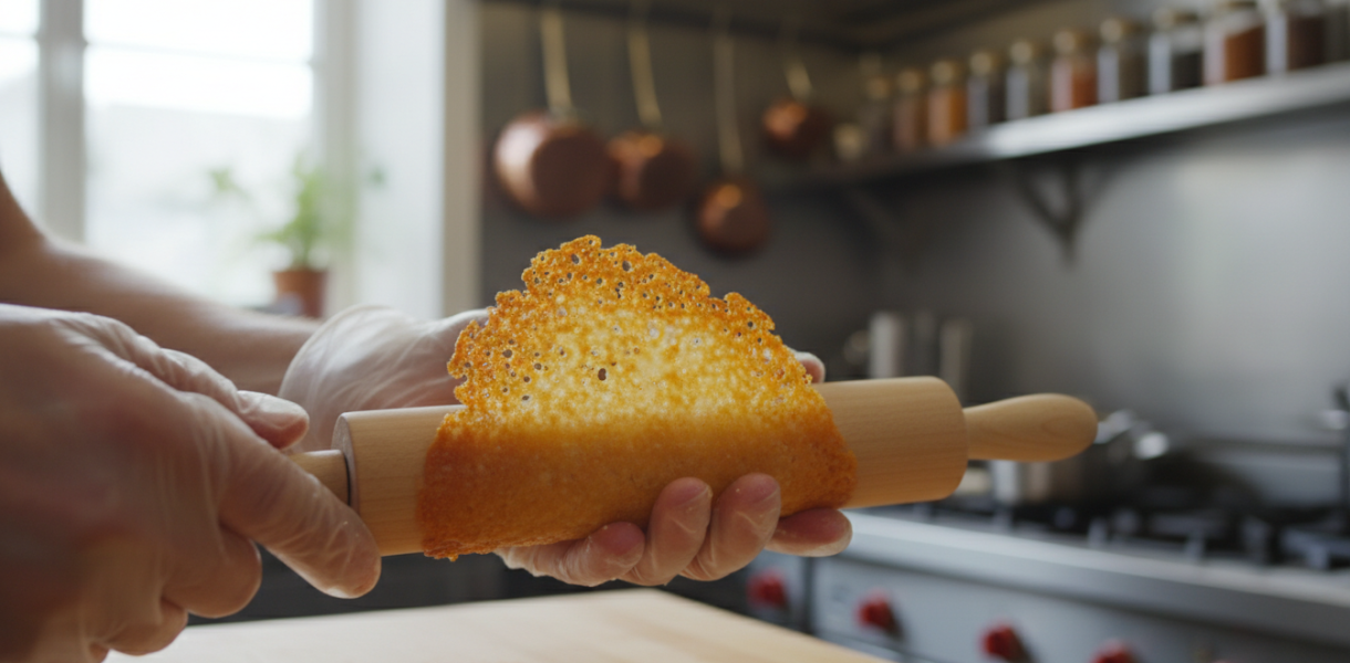 découvrez nos tuiles croustillantes au gouda, carottes et cumin, un apéritif gourmand et savoureux parfait pour partager des moments conviviaux.