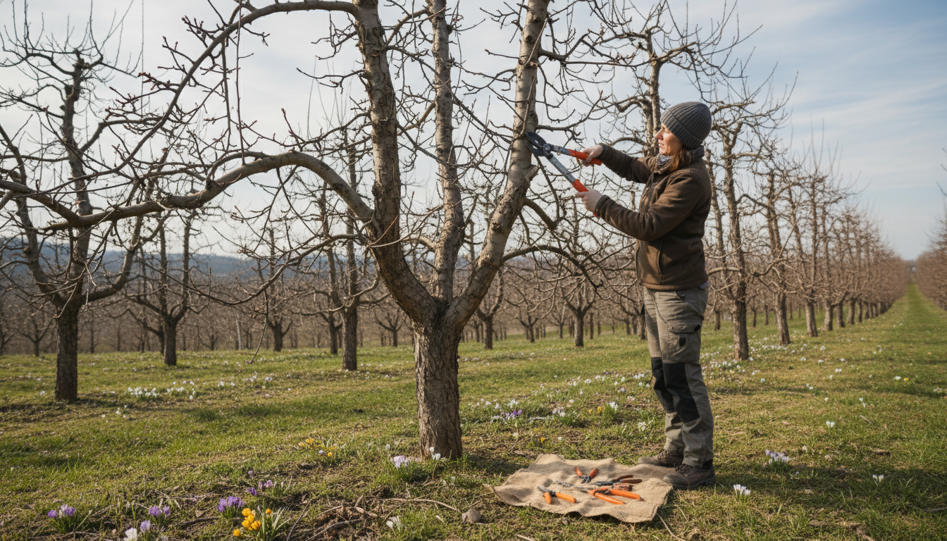découvrez comment entretenir vos arbres fruitiers en février pour garantir des récoltes printanières abondantes et savoureuses. conseils pratiques et astuces de jardinage au verger.