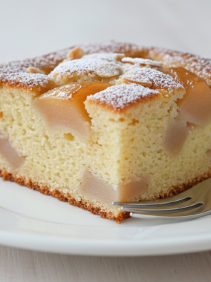découvrez le gâteau aux poires fusion, alliant une douceur moelleuse à un croquant irrésistible pour un dessert parfait et gourmand.