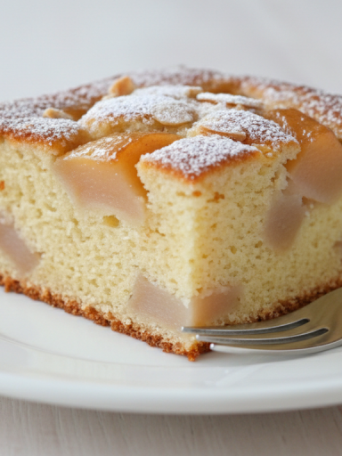 découvrez le gâteau aux poires fusion, alliant une douceur moelleuse à un croquant irrésistible pour un dessert parfait et gourmand.