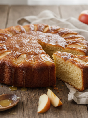 découvrez comment utiliser le beurre chaud pour caraméliser parfaitement votre gâteau aux pommes et réaliser un dessert savoureux digne d'un chef.