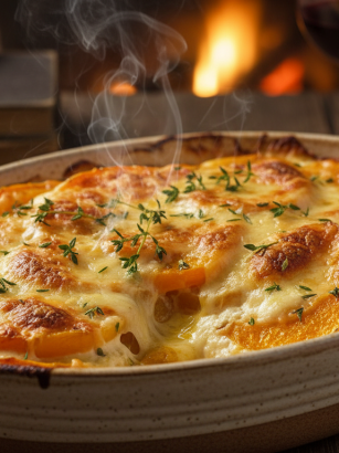 découvrez notre recette de gratin de butternut au fromage frais, alliant saveurs fondantes et herbes fraîches, pour réchauffer et réconforter vos soirées d’hiver.