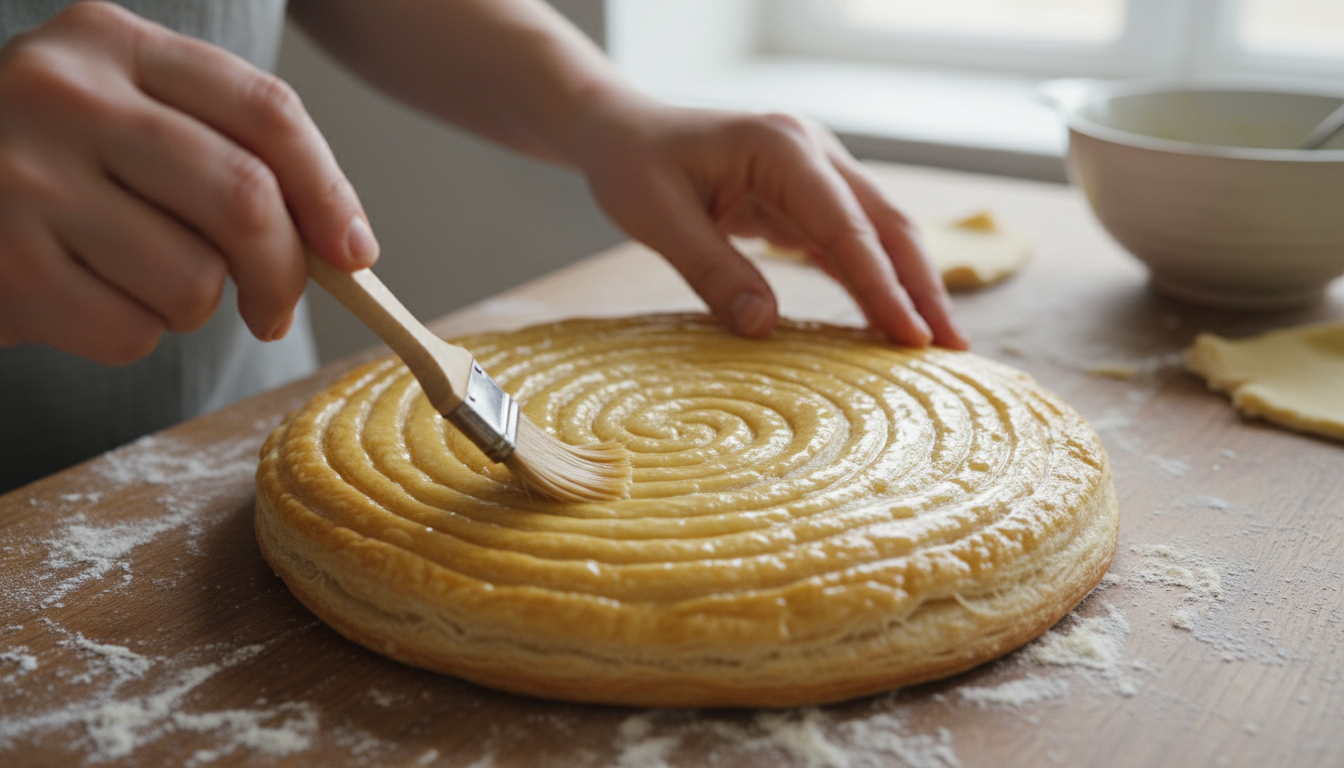 découvrez la galette des rois à la crème de marrons, un dessert fondant et gourmand qui ravira tous les palais avec son goût unique et délicieusement sucré.