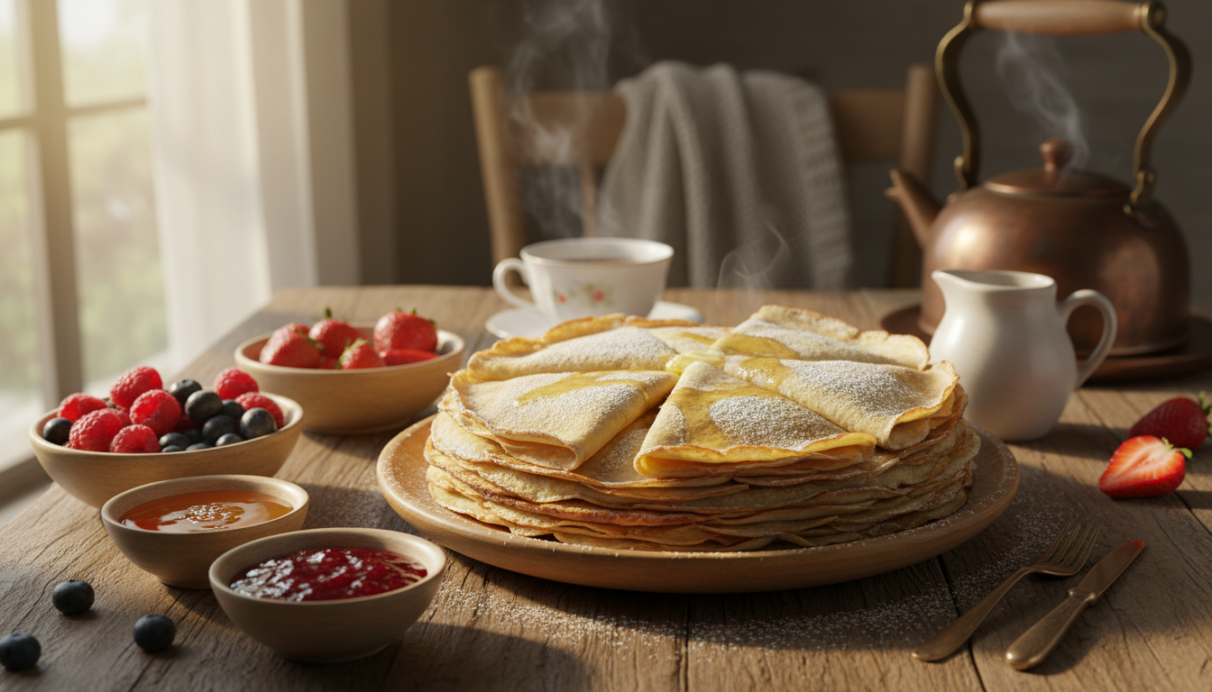 découvrez la recette inratable de crêpes moelleuses, parfaites pour un goûter gourmand et réconfortant à savourer toute l'année.