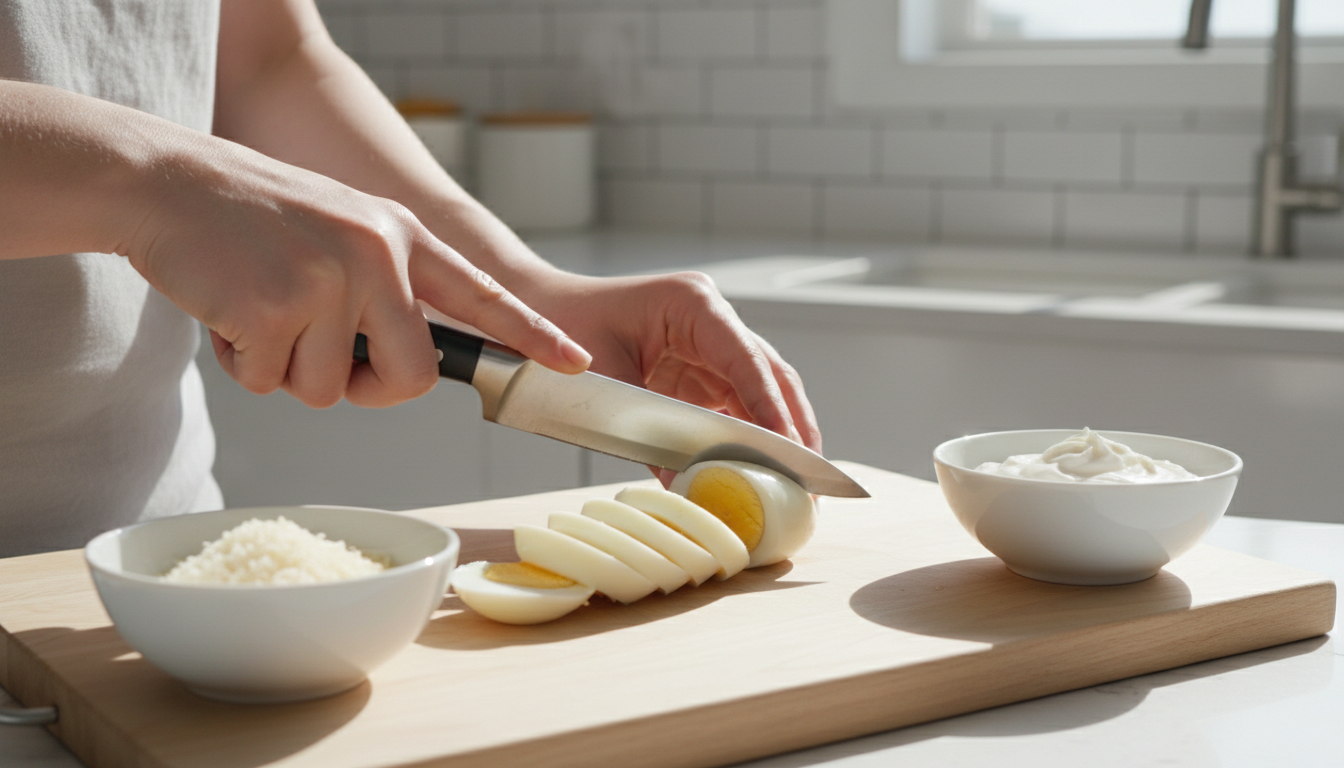 Le gratin d’œufs durs : une recette familiale délicieuse, économique et facile à préparer qui plaira à tous
